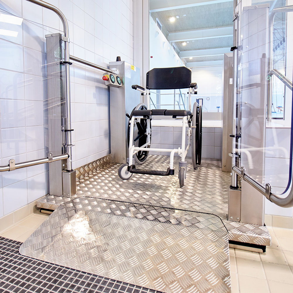 Action auf der Aqua-Cross-Anlage